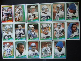1988 Topps Seattle Seahawks Team Set of 17 Football Cards - £4.70 GBP