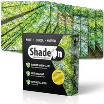 Shadeon Calming Fluorescent Light Covers (Forest Canopy, Set Of 8) - Mag... - £74.03 GBP