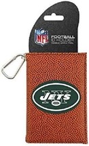 NFL New York Jets Football Pebble Grain Feel ID Holder Gamewear - £15.97 GBP