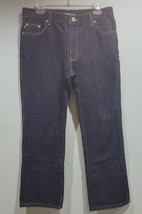 Express Jeans Womens Bootcut Sz 13/14s Short Blue Denim (32 X 28)  - £16.99 GBP