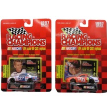 Racing Champions 1997: Jeremy Mayfield #37 and Ricky Rudd #10 Diecast Cars - $7.92