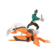 Power Ranger Super Samurai Beetle Zord With Green Ranger  - £75.76 GBP