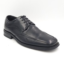 Florsheim Men Square Moc Toe Derby Oxfords Size US 10.5M Black Leather - £15.18 GBP