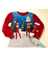Elf on the Shelf Pajama Top with Socks Size XS (4/5) - $12.00