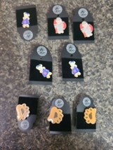 Boyds Bears Bearwear Collector’s Pin Rebel Paw Girl Bear 8 Pins on Cards - $20.25