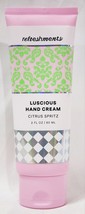 Refreshments CITRUS SPRITZ Luscious Hand Cream Nourish Hydrate 2 oz/60mL... - $16.99
