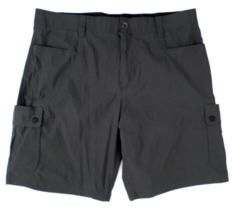 Orvis Men&#39;s Voyager Cargo Shorts 40 Gray Comfort Waistband - $21.78