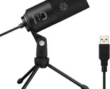 Usb Microphone, Fine Metal Condenser Recording Microphone For Laptop Mac... - $35.97