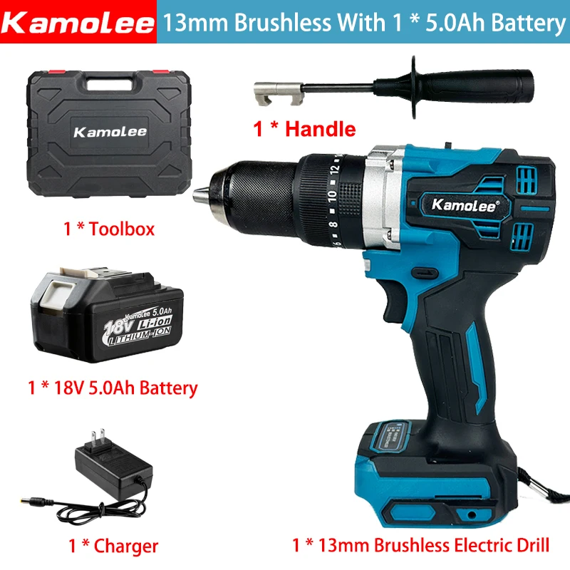 [Brea Ice, Brea Earth] Kamolee&#39;s New 1M Brushless Electric Impact Drill with Hig - £326.44 GBP
