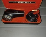Vintage PHILIPS 495B NORELCO Electric ROTARY RAZOR SHAVER Triple Head wi... - $22.00