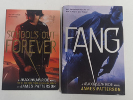2 JAMES PATTERSON Maximum Ride Books Lot: 2, 6 Schools Out Forever and Fang - £3.90 GBP