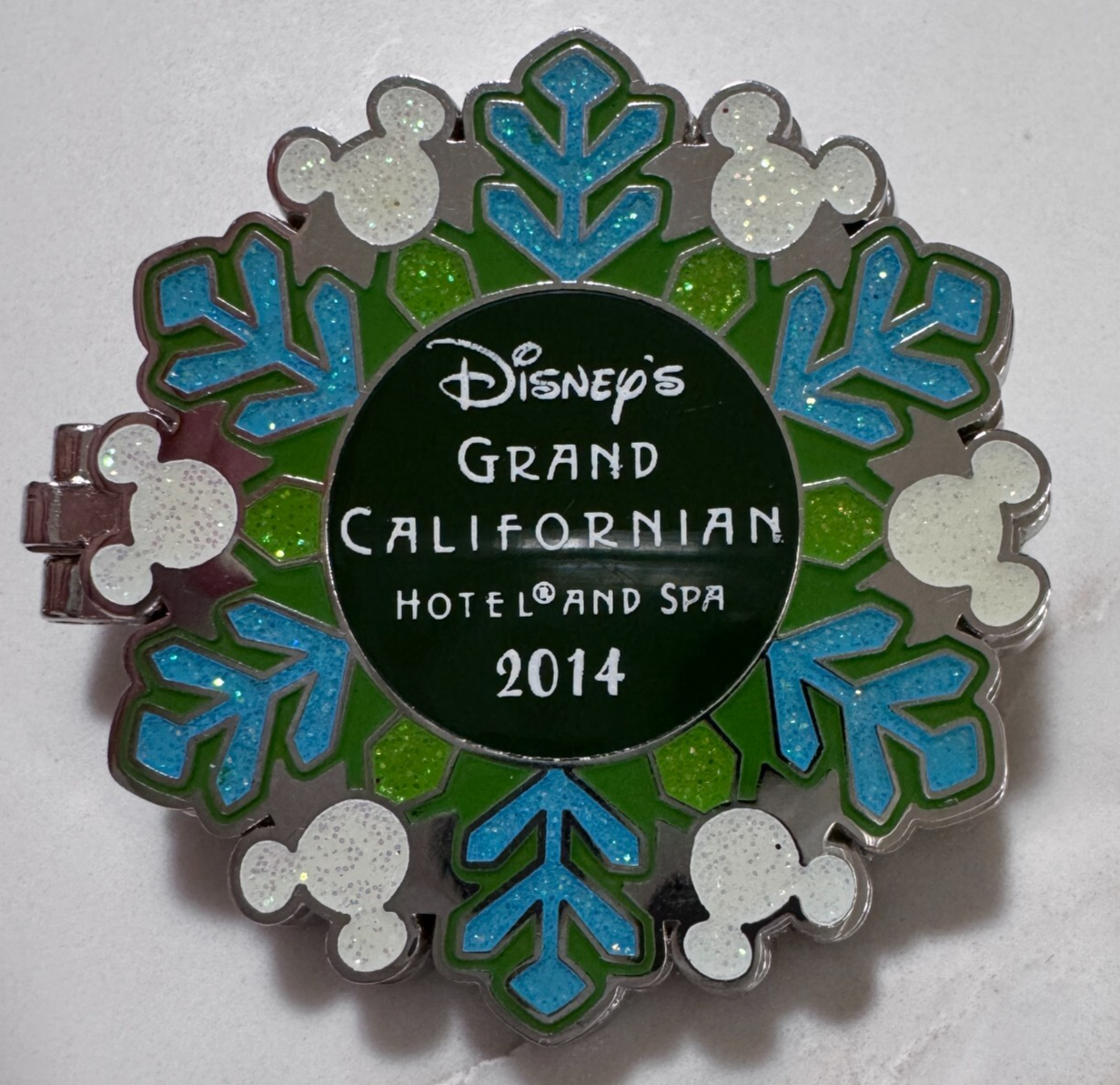 Disney DLR Happy Holidays 2014 Snowflakes Grand Californian Bambi LE 750... - $24.74