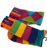 Lorenzo Uomo Men&#39;s Socks Bright Colors 10-13  Lot of 2 NEW - $28.49