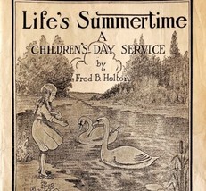 Life&#39;s Summertime 1921 Children&#39;s Day Service Sheet Music Booklet Church... - £19.69 GBP