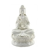 Kuan Yin 41440 Goddess of Compassion w/ Willow Vase Resin Statue 12&quot; H - $41.58