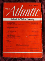 ATLANTIC September 1939 Walter Duranty Ruth Gordon Stuart Chase Wilson Follett - £8.49 GBP