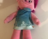 Trolls Poppy Plush Doll Stuffed Animal Pink Approx 16” - £10.11 GBP