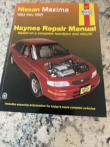 Haynes Automotive Repair Manual Ser.: Nissan Maxima, 1993-2001 by J. H.... - £9.26 GBP