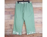 Orvis Capri Pants Womens Size 10 Green TK16 - $10.39