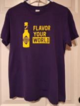 Vintage LSU Tabasco Tabasgeaux Tigers Purple T Shirt Double Sided Rare - $15.52