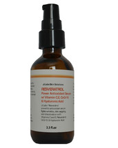 RESVERATROL Antioxidant Serum with Vitamin C,E,CoQ-10,Hyaluronic acid 2.3 oz - £20.93 GBP