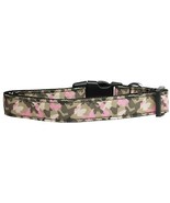 Camo Butterflies Nylon Dog Collar Medium - $36.91 CAD
