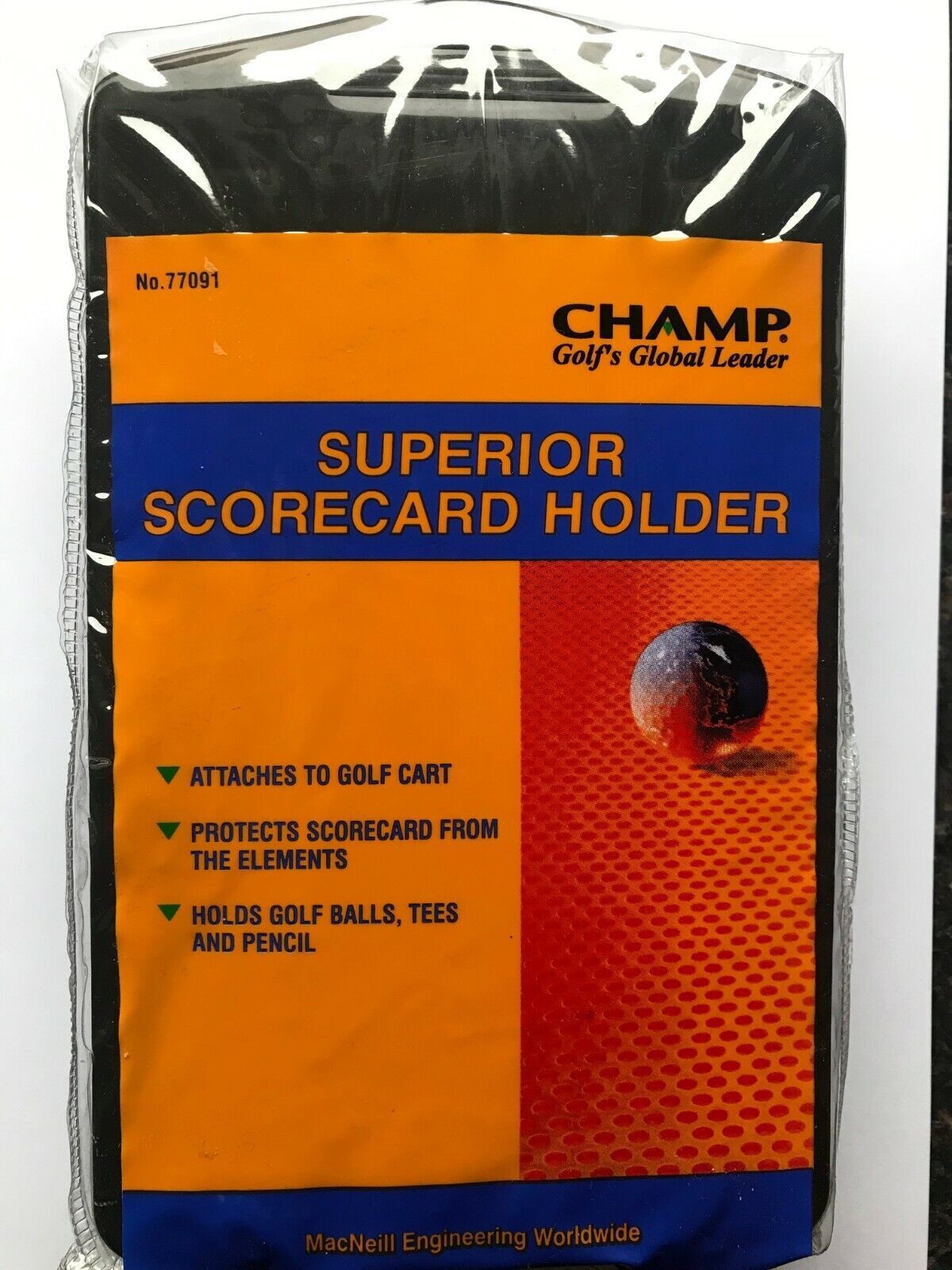 Champ Golf Trolley Superior Scorecard Holder. Holds golf Balls Tees and ... - $9.01