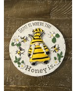 Summer Garden Painted Rock Sealed Rock Home Is Where The Honey Is - $261.15 MXN