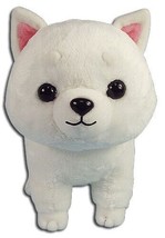 Japanese White Shiba Inu 8&quot; Kawaii Dog Plush Doll Licensed NEW - £14.70 GBP