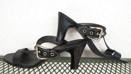 Talbots Black Slides~3&quot; Heels~7.5 Aa~Adjustable Width~Other Colors Available - £18.85 GBP