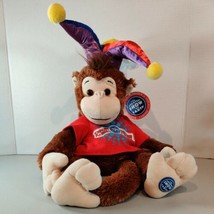 2001 Barnum &amp; Bailey Ringling Greatest Show Circus Jester Monkey 20&quot; Plu... - £25.11 GBP