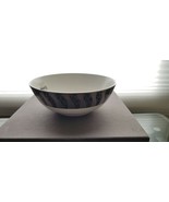 Michael Wainwright Tempio Luna Onyx Nut Bowl Dish White China Platinum Lenox NEW