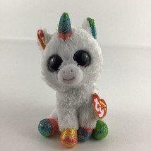 Ty Beanie Boos Pixy Unicorn  6&quot; Plush Stuffed Animal Toy Sparkle with TAGS - £15.51 GBP