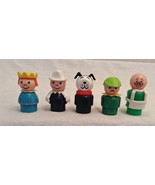 Vintage Fisher Price Little People Robin Hood Princess Fire Chief Dog Mr... - $323.91 MXN