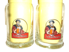 2 Schultheiss Max Gams Aying Veltins Reichenhall Becks 0.5L German Beer Glasses - £9.76 GBP