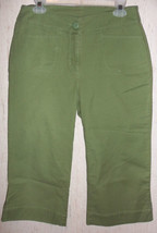 Excellent Womens Woolrich &quot;Eucalyptus Green Capris / Cropped Pants Size 6 - £20.14 GBP