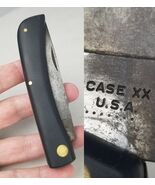 1973 Case XX 2138 "Sod Buster" black pocket knife large 7 dot - $59.99