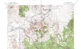 Dayton Quadrangle Nevada 1956 Topo Map Vintage USGS 15 Minute Topographic - £13.48 GBP