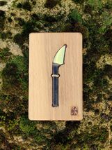 Chip carving blade 7 degrees tilted, fine wood carving blade, Small carv... - $639.73 MXN