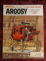 Argosy Magazine January 1958 Stagecoach Pauline Cushman - £4.35 GBP