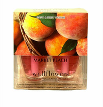 Bath And Body Works 2 Pack Of Market Peach Wallflower Refills - £27.32 GBP