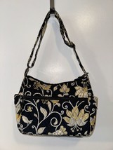 Vera Bradley Handbag Yellow Bird Print 11” Shoulder Bag Purse w/Adjustab... - £19.22 GBP