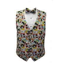 Cartoon Mouse Comic Strip Tuxedo Vest and Bow Tie Size Medium - $147.00