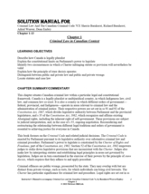 Solution Manual For Criminal Law And The Canadian Criminal Code 7th Cana... - $322.01 MXN