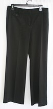ANN TAYLOR BLACK DRESS PANTS SIZE 6 INSEAM 32.5 #8779 - £7.08 GBP