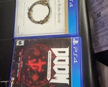 LOT OF 2: Doom Slayers Collection+ [POSTER] + THE ELDER SCROLLS ONLINE PS4 - $9.89