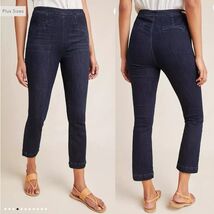 Anthropologie Pilcro Sz 27 Denim Jeggings Mid Rise Jeans Capri Pants - $18.09