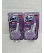 2 Pcs Lysol Hygienic Lavender Field  SCENT Automatic Toilet Cleaner Purp... - $12.49