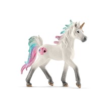 Schleich bayala, Unicorn Toys for Girls and Boys, Sea Unicorn Baby with Gems, Bl - £15.97 GBP