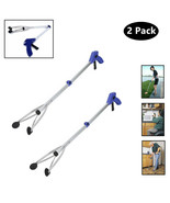 2xFoldable Pick Up Tool Grabber Reacher Stick Grab Extend Reach 32&quot; inch - £13.22 GBP